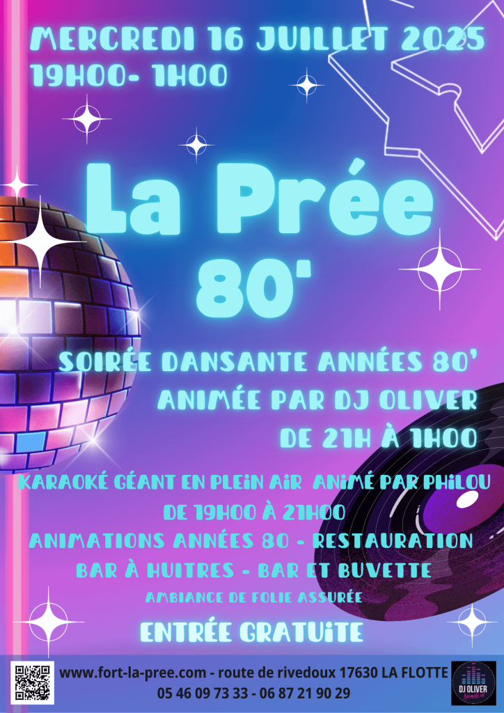 Affiche La Prée 80 juillet 2025 pour le web
