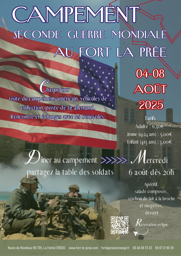 Affiche A3 Campement Seconde Guerre Mondiale 2025 pour le web campement seconde guerre mondiale
